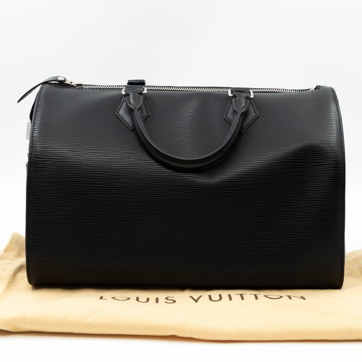 Louis-vuitton Speedy 30 Epi Leather Black