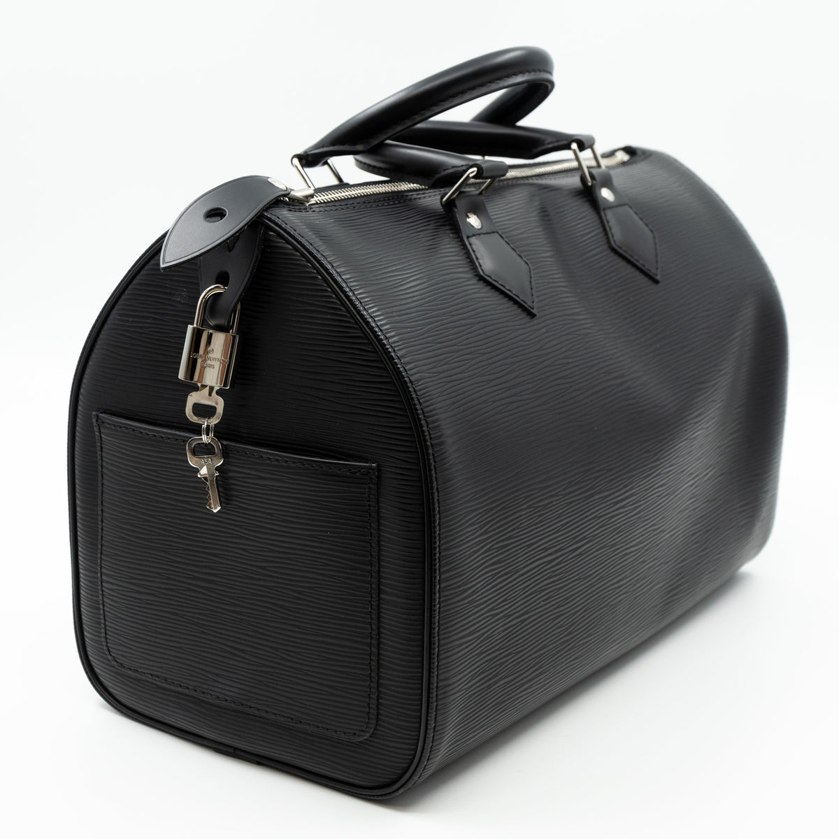 Louis-vuitton Speedy 30 Epi Leather Black
