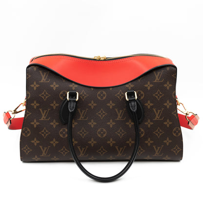 Louis-vuitton Tuileries Monogram Red Black