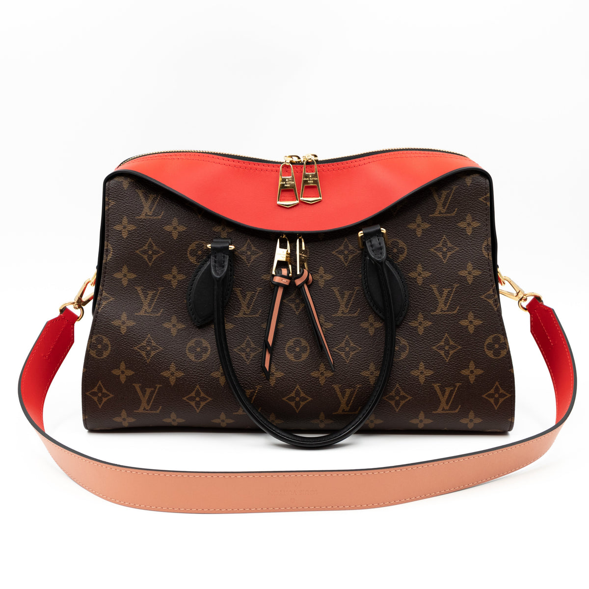 Louis-vuitton Tuileries Monogram Red Black