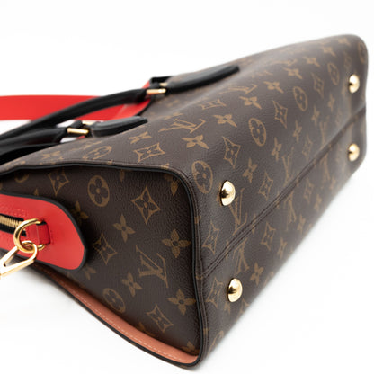 Louis-vuitton Tuileries Monogram Red Black