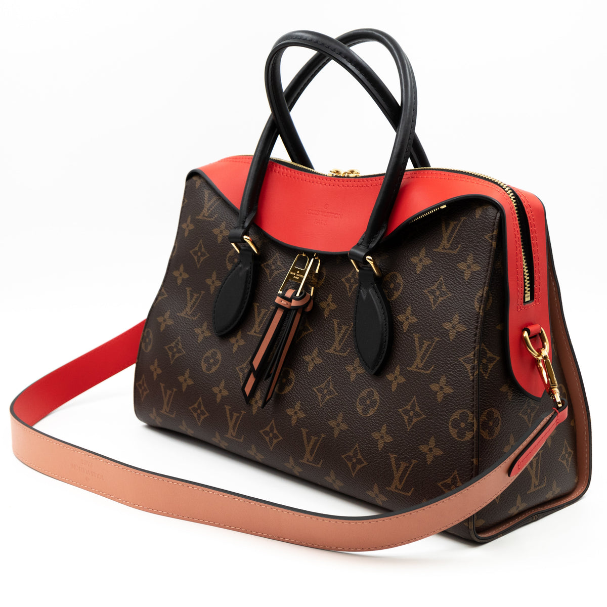 Louis-vuitton Tuileries Monogram Red Black