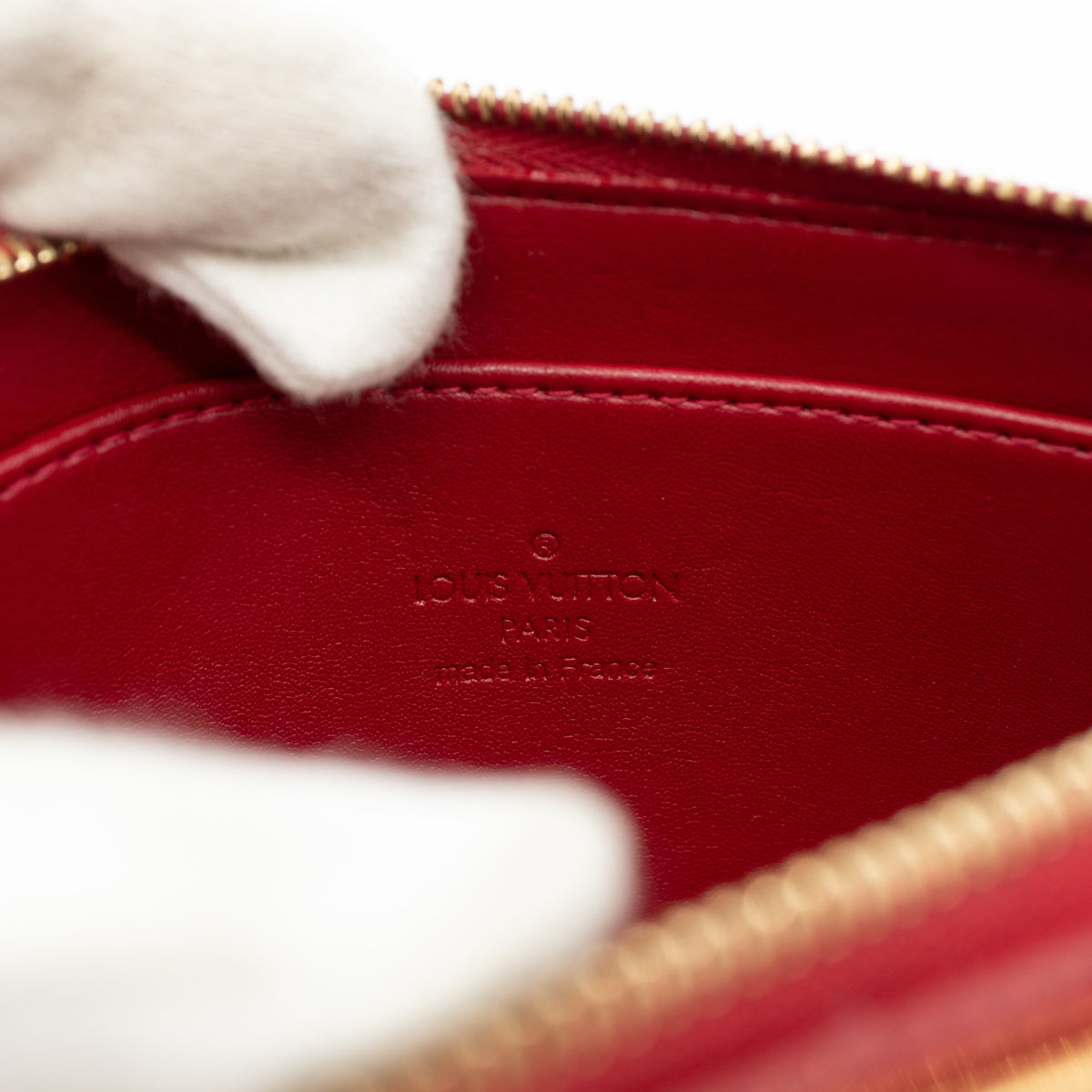 Louis-vuitton Trousse PM Vernis Pomme d'Amour