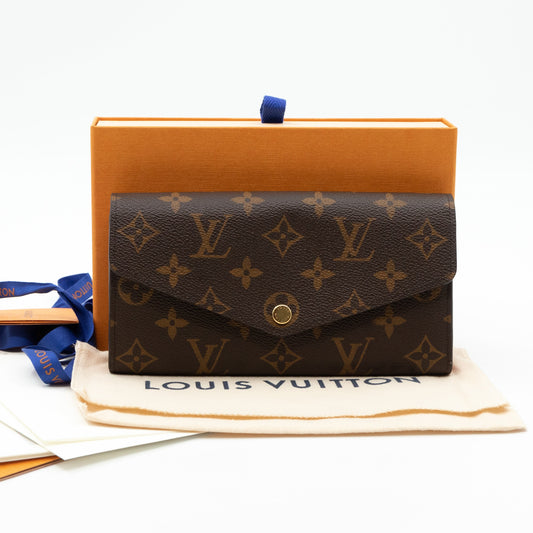 Louis-vuitton Sarah Wallet Monogram Red