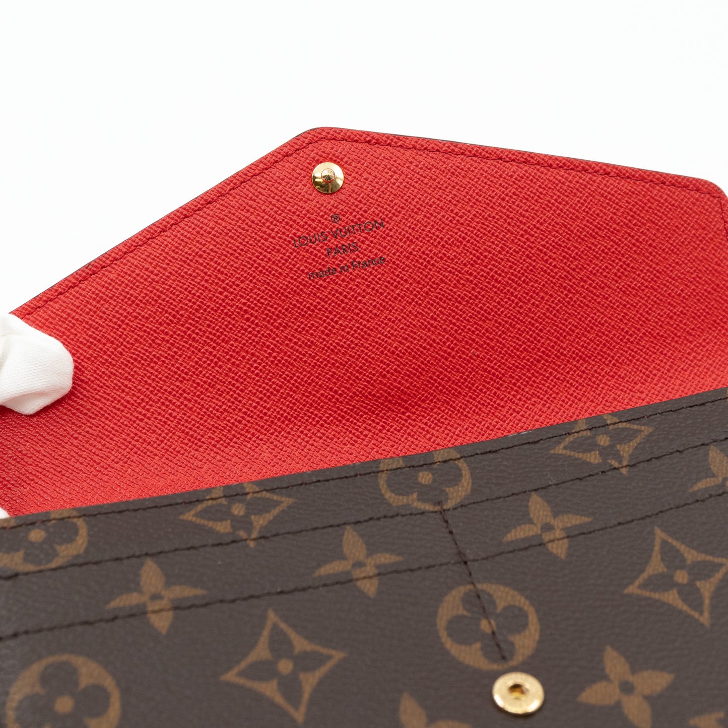 Louis-vuitton Sarah Wallet Monogram Red