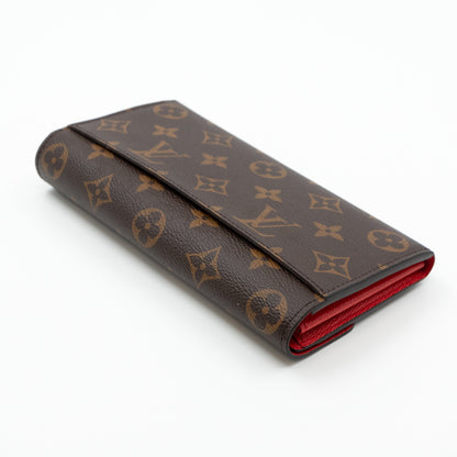 Louis-vuitton Sarah Wallet Monogram Red