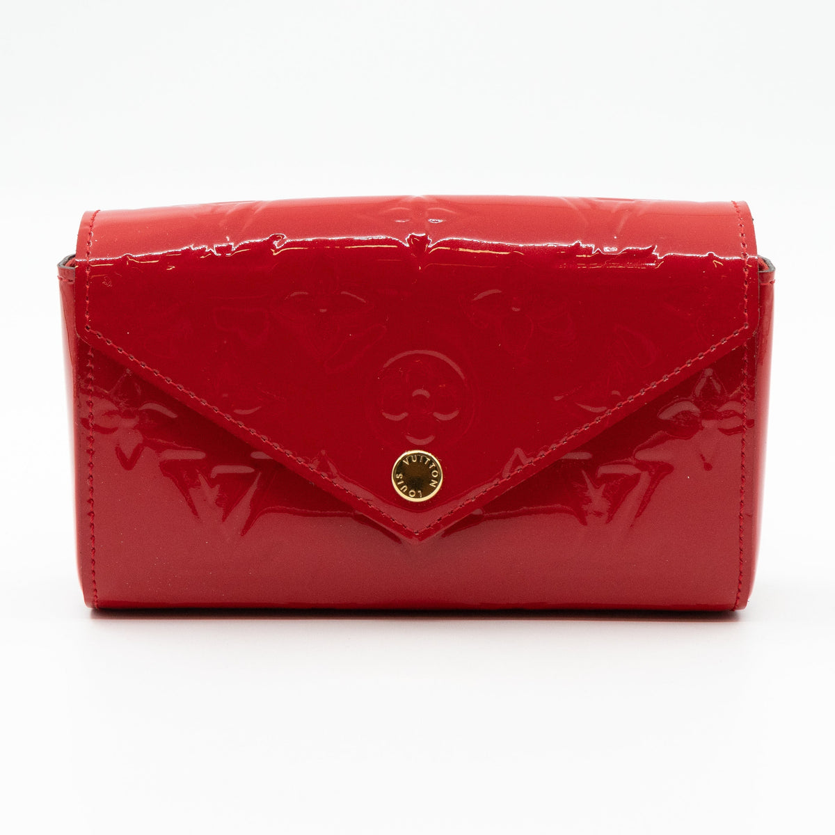 Louis-vuitton Lucie Pouch Vernis Cherry