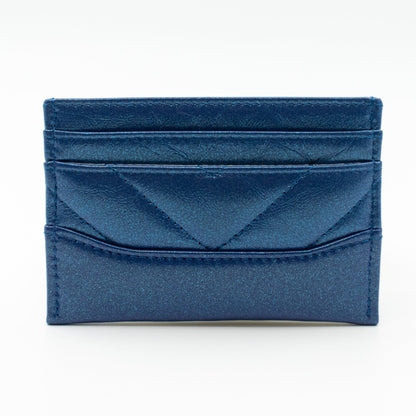 Holder Gabrielle Iridescent Blue Leather