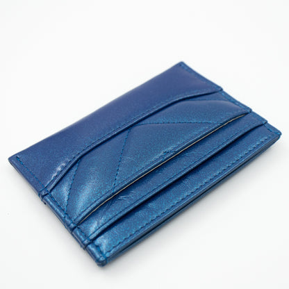 Holder Gabrielle Iridescent Blue Leather