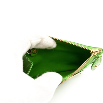 Louis-vuitton Key Pouch Vernis Vert Tonic