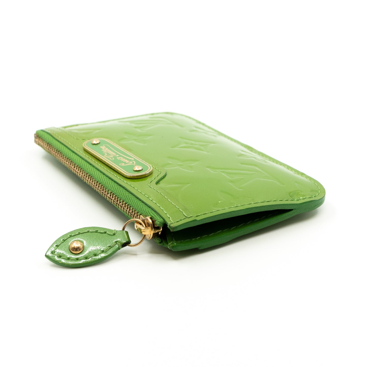 Louis-vuitton Key Pouch Vernis Vert Tonic