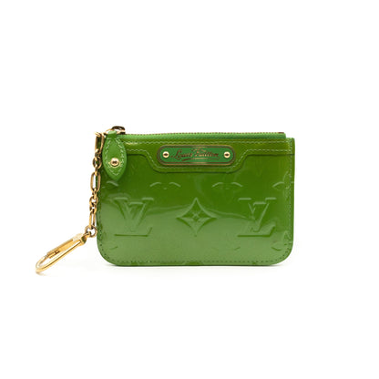 Louis-vuitton Key Pouch Vernis Vert Tonic