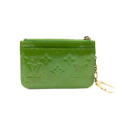 Louis-vuitton Key Pouch Vernis Vert Tonic
