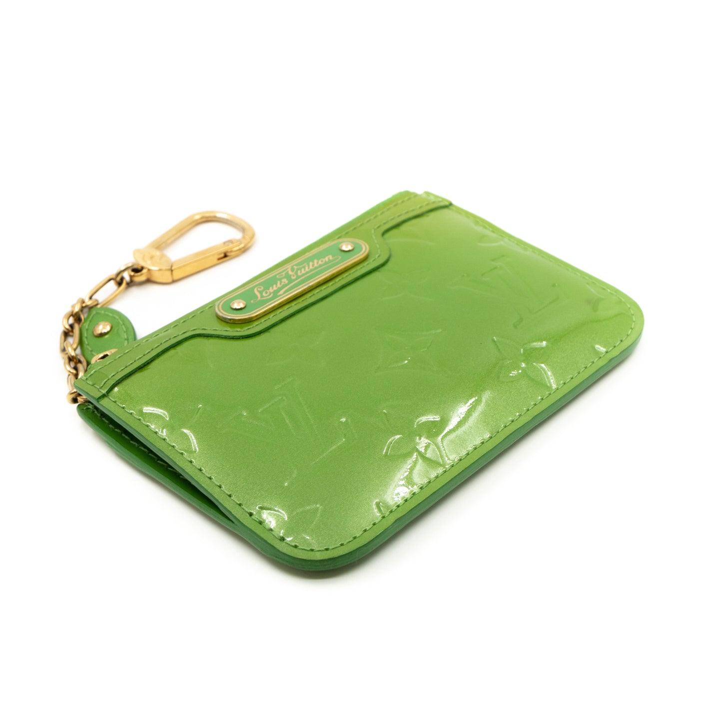 Louis-vuitton Key Pouch Vernis Vert Tonic