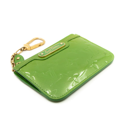 Louis-vuitton Key Pouch Vernis Vert Tonic