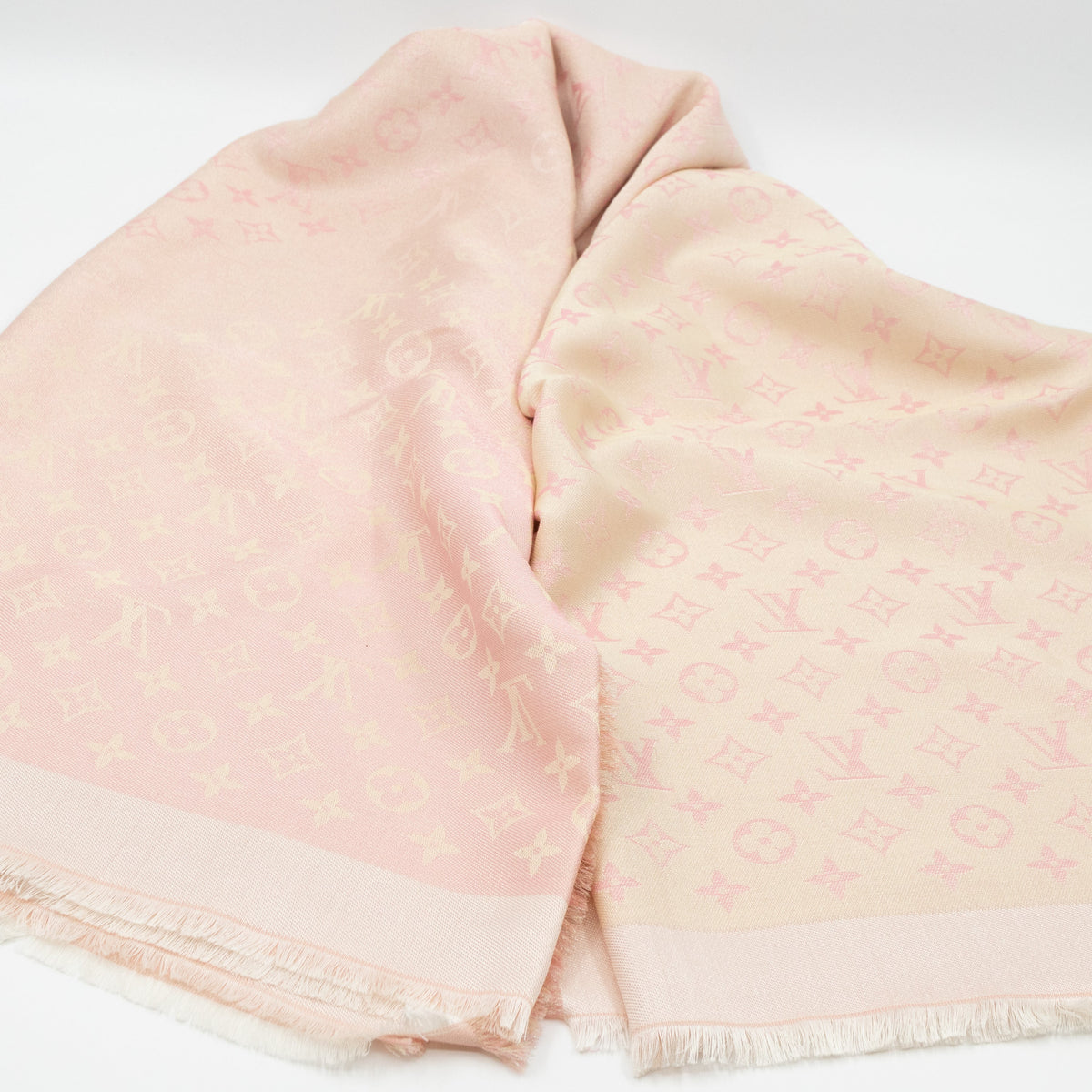 Louis-vuitton Monogram Shine Shawl Sunrise