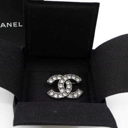 CC Brooch Crystal Ruthenium