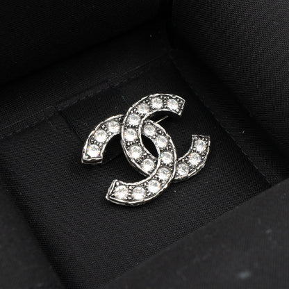 CC Brooch Crystal Ruthenium