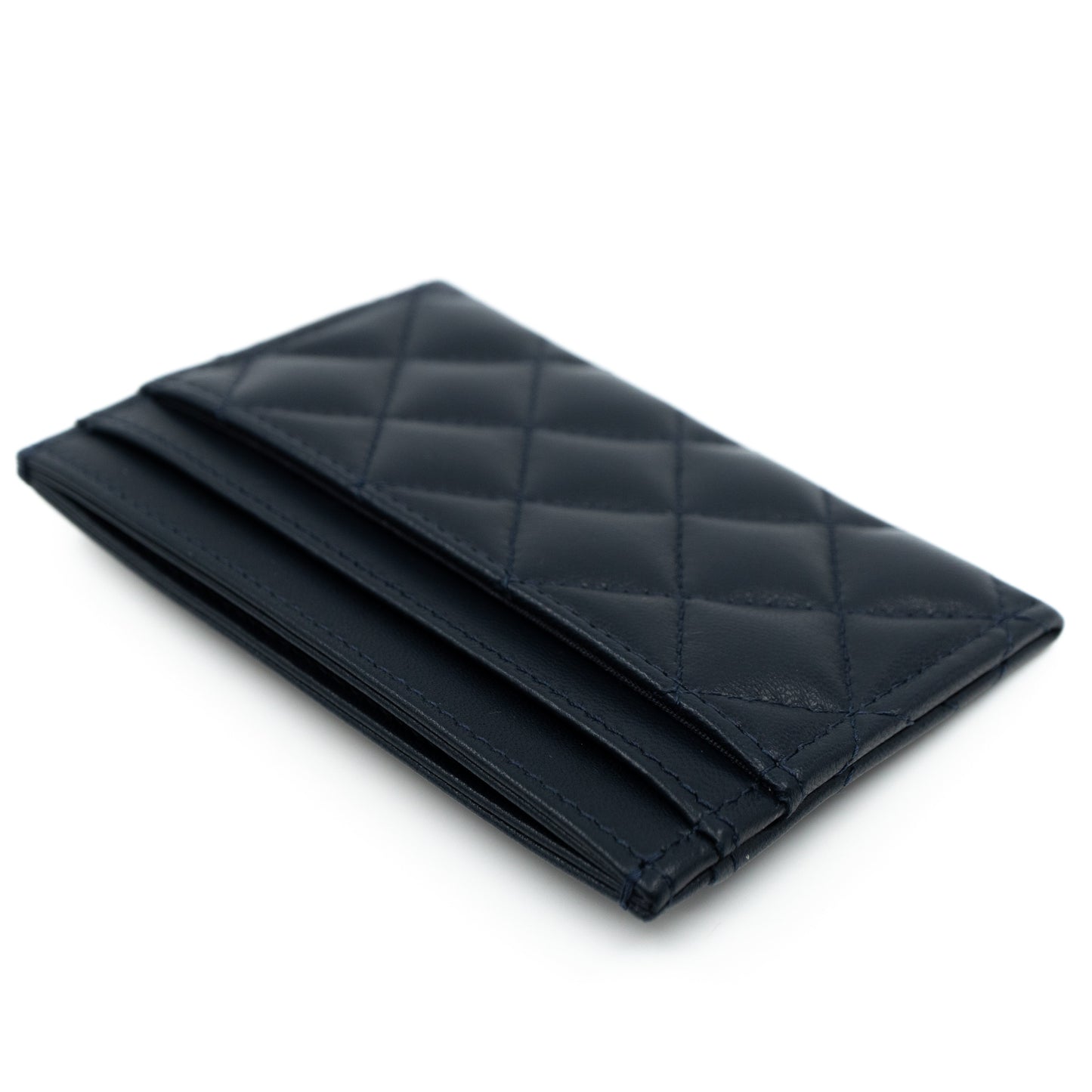 Boy Classic  Holder Navy Blue Leather