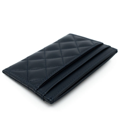Boy Classic  Holder Navy Blue Leather
