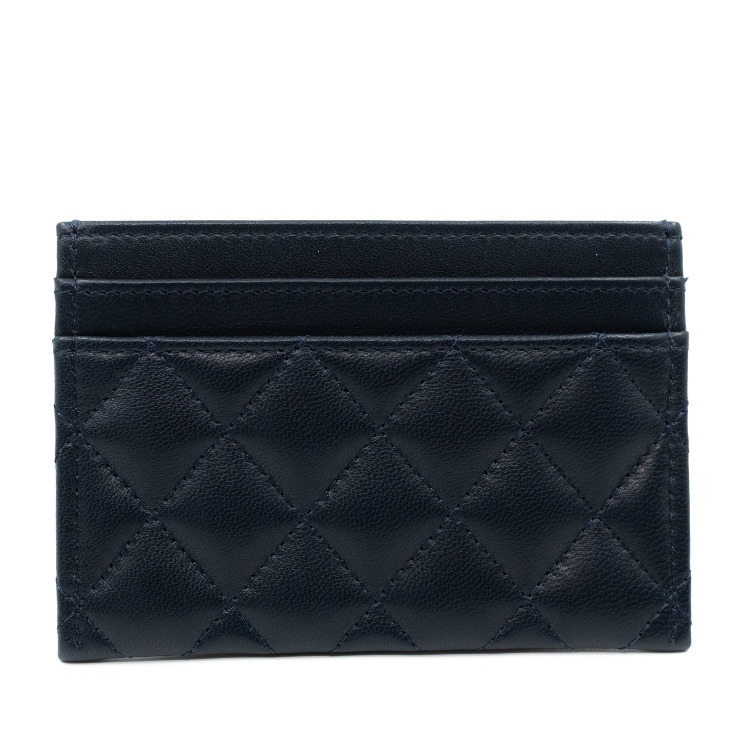 Boy Classic  Holder Navy Blue Leather