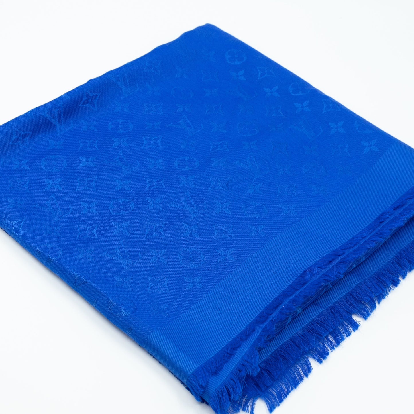 Louis-vuitton Monogram Shawl Blue