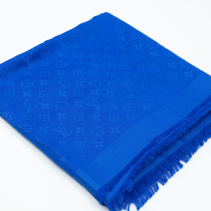 Louis-vuitton Monogram Shawl Blue