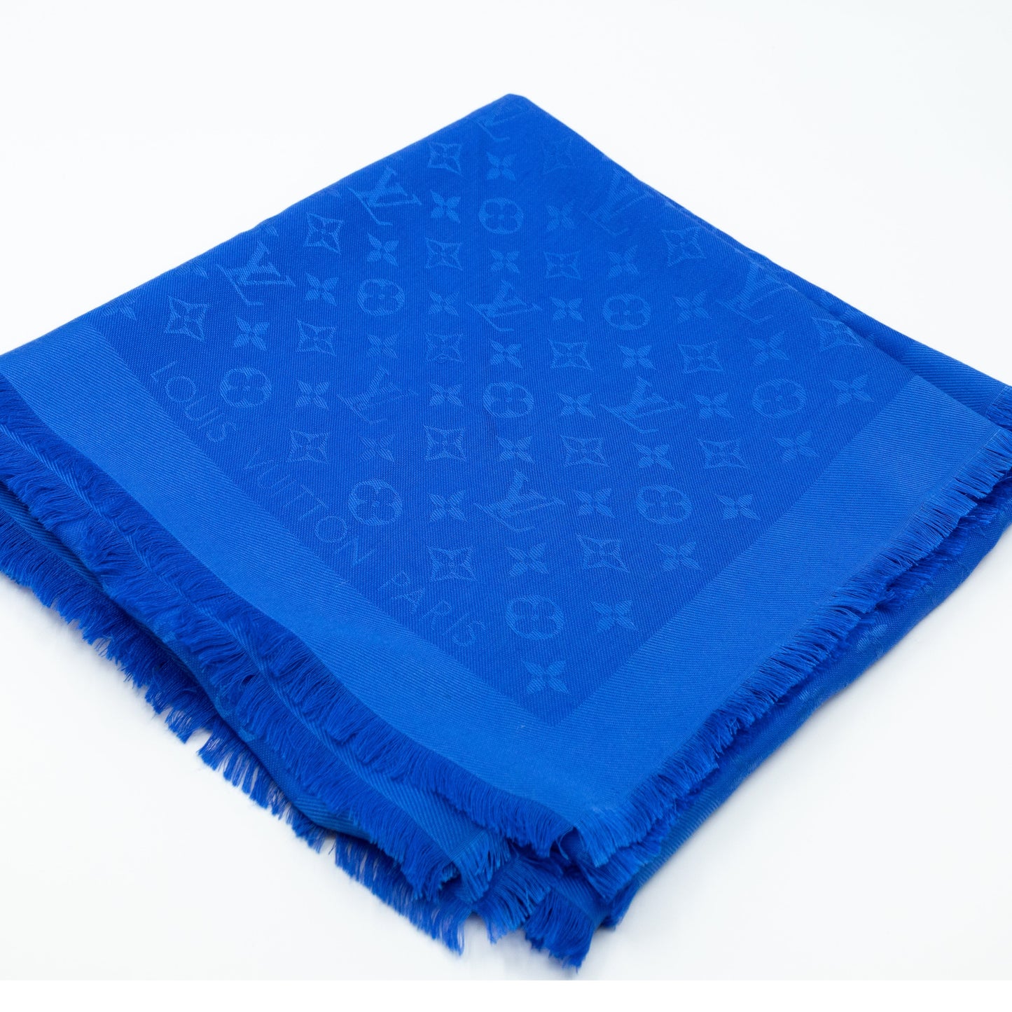 Louis-vuitton Monogram Shawl Blue