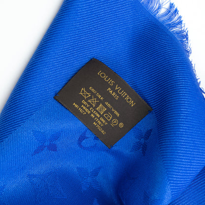 Louis-vuitton Monogram Shawl Blue