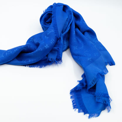 Louis-vuitton Monogram Shawl Blue