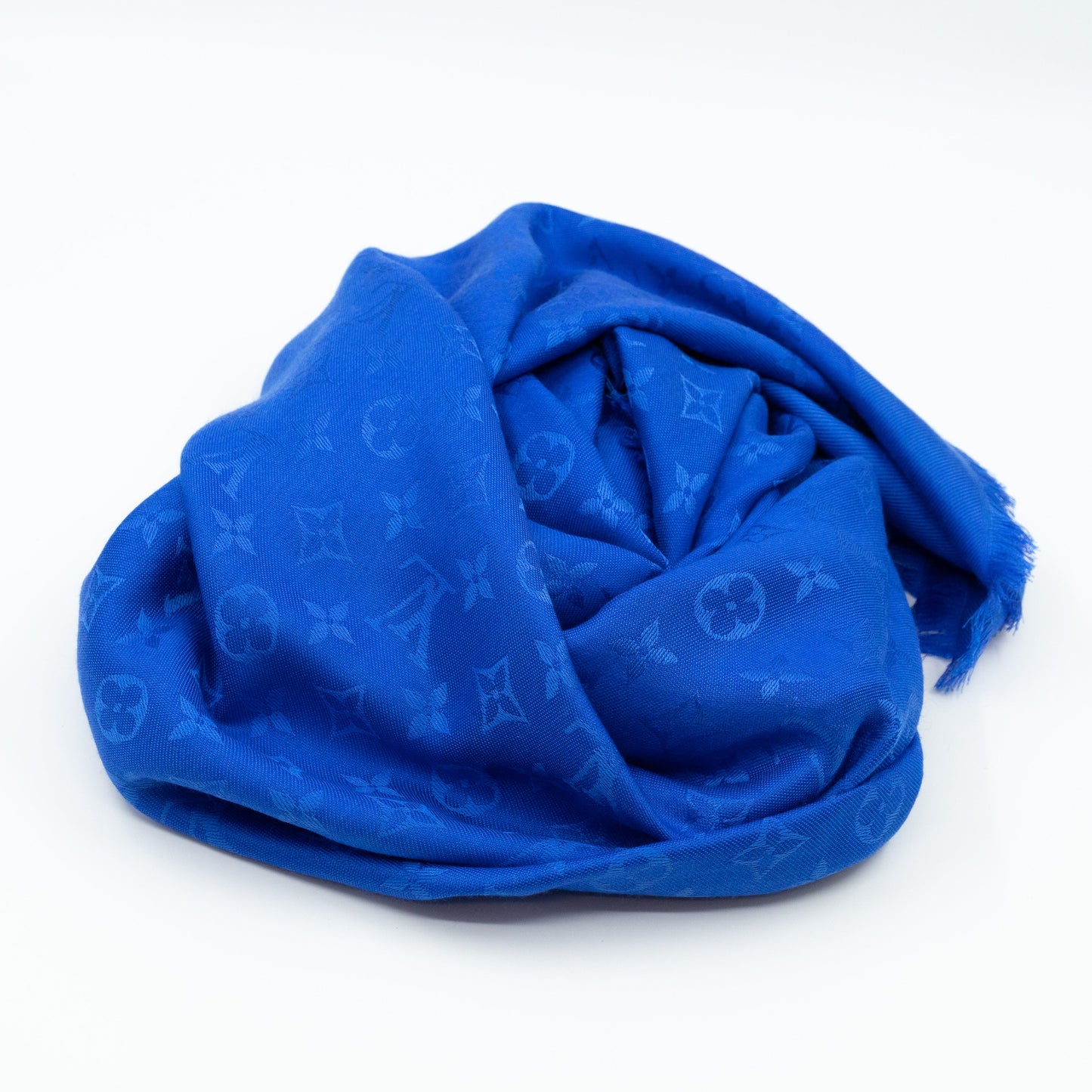 Louis-vuitton Monogram Shawl Blue