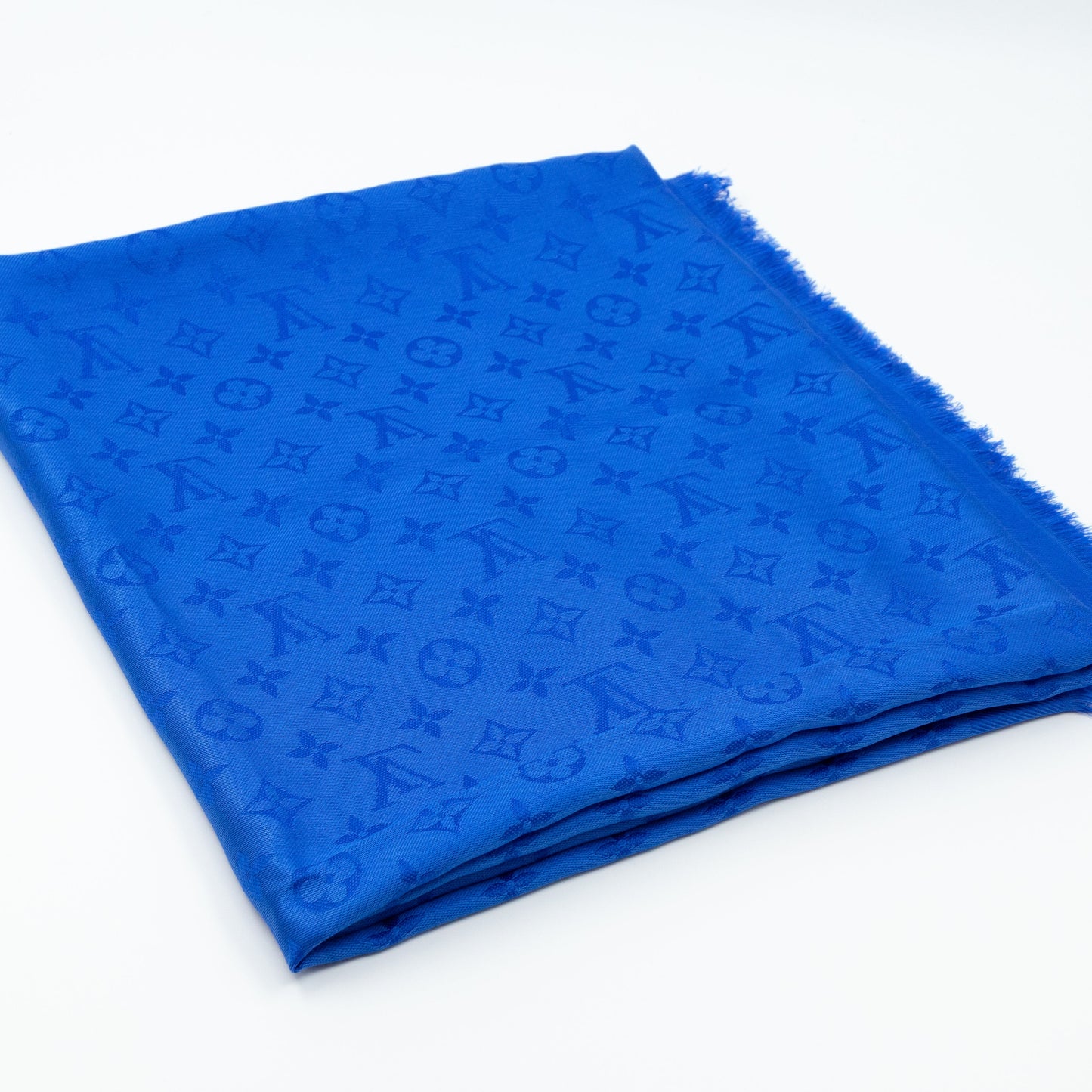 Louis-vuitton Monogram Shawl Blue