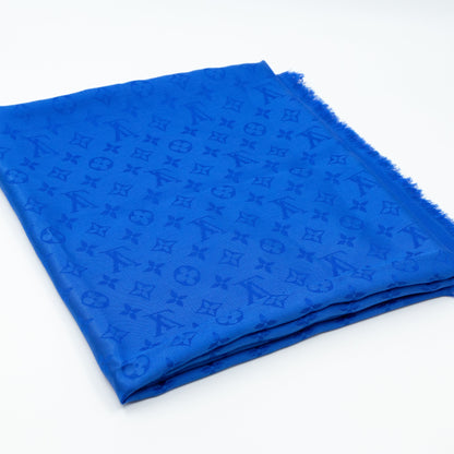 Louis-vuitton Monogram Shawl Blue