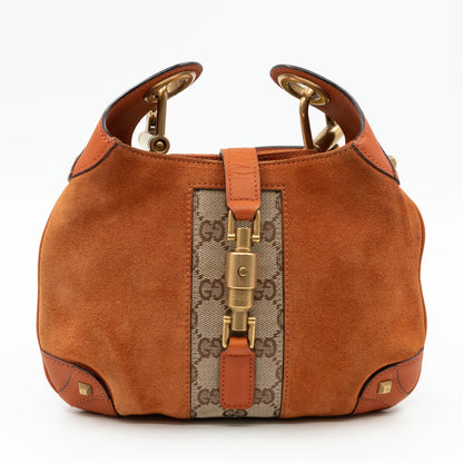 Small Jackie Orange Suede