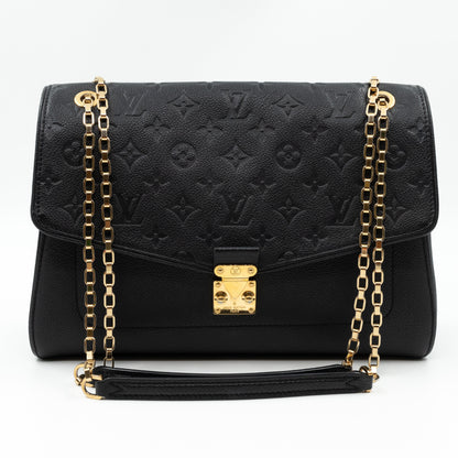 Louis-vuitton Saint Germain MM Monogram Empreinte Black