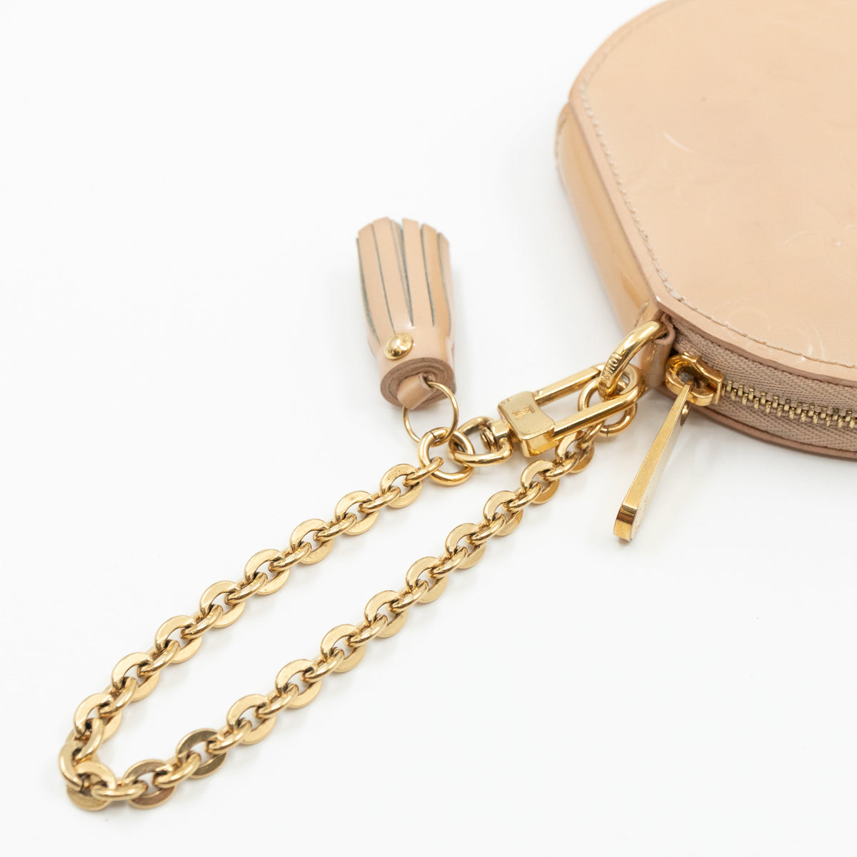 Louis-vuitton Round Coin Purse Vernis Rose Florentine