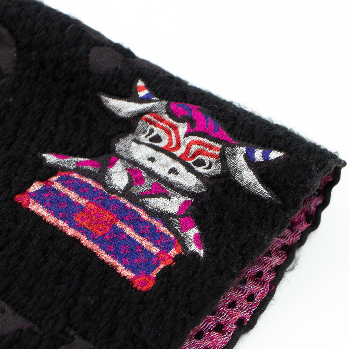 Louis-vuitton Logomania Superstition Scarf Black