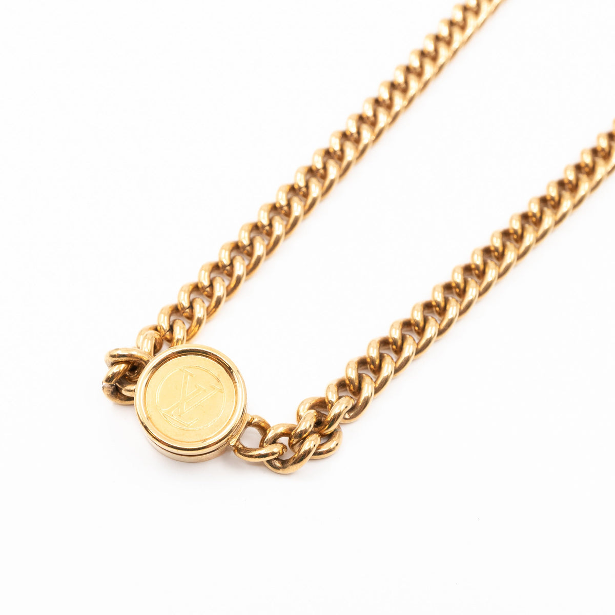 Louis-vuitton ID LV Necklace Gold