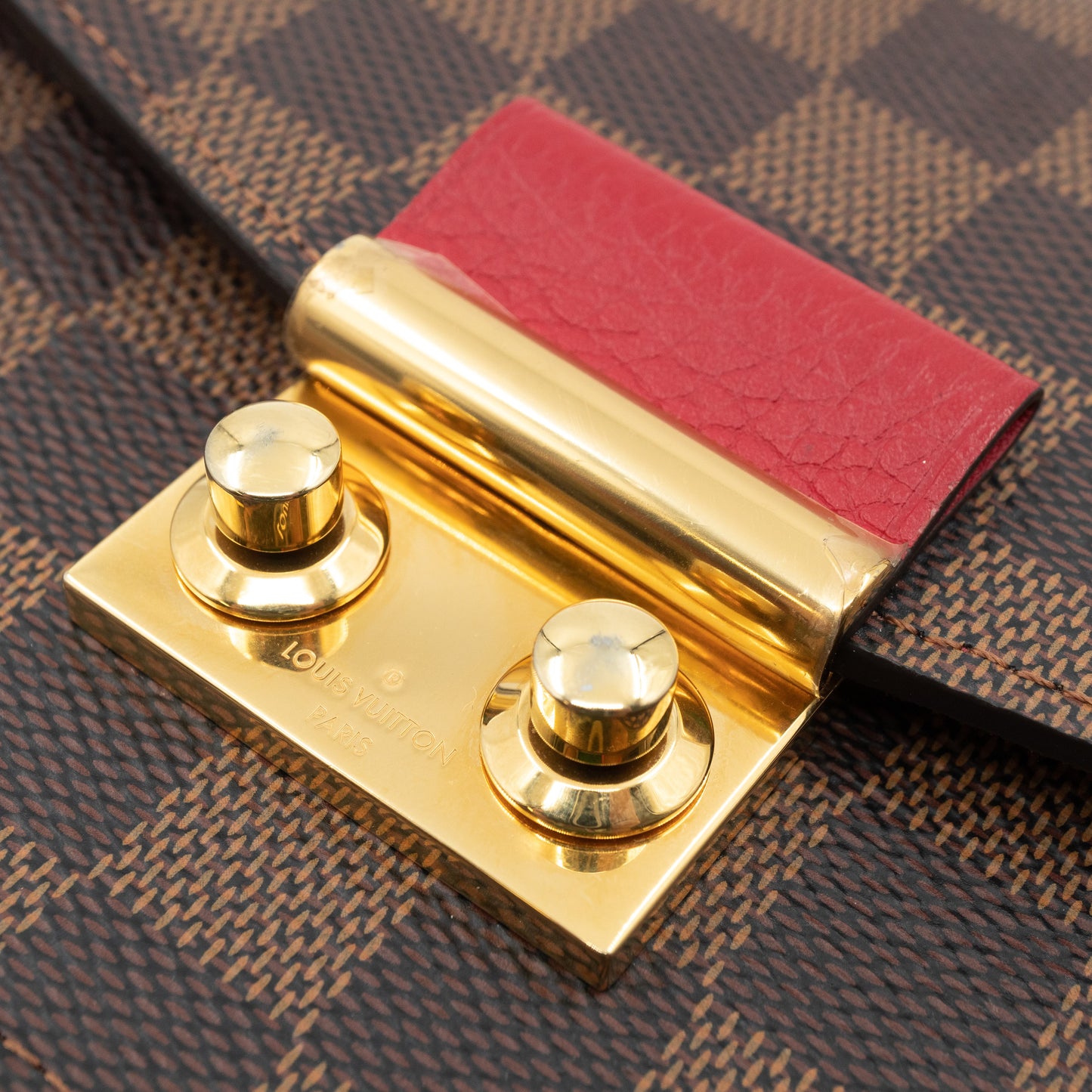 Louis-vuitton Croisette Chain Wallet Damier Ebene