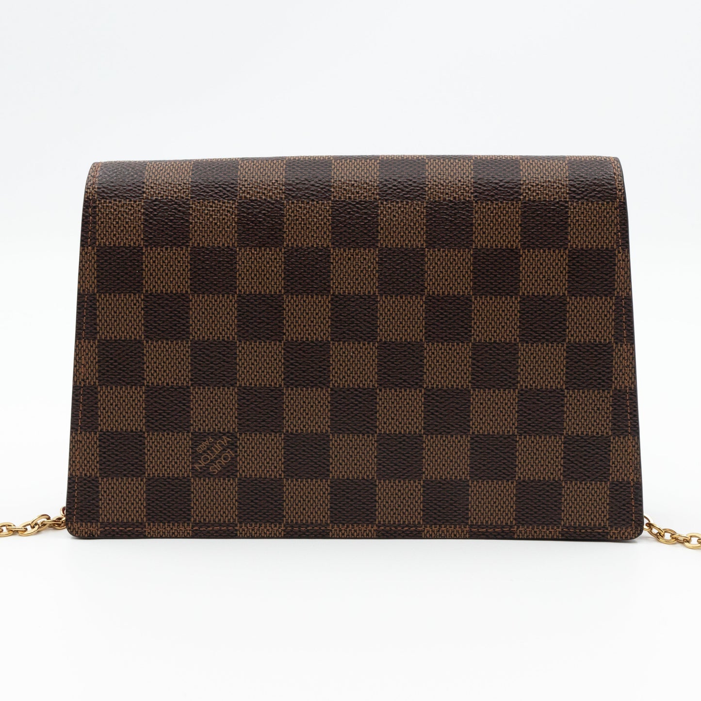 Louis-vuitton Croisette Chain Wallet Damier Ebene