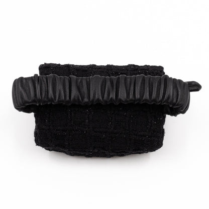 CC Arm Coin Purse Black Tweed