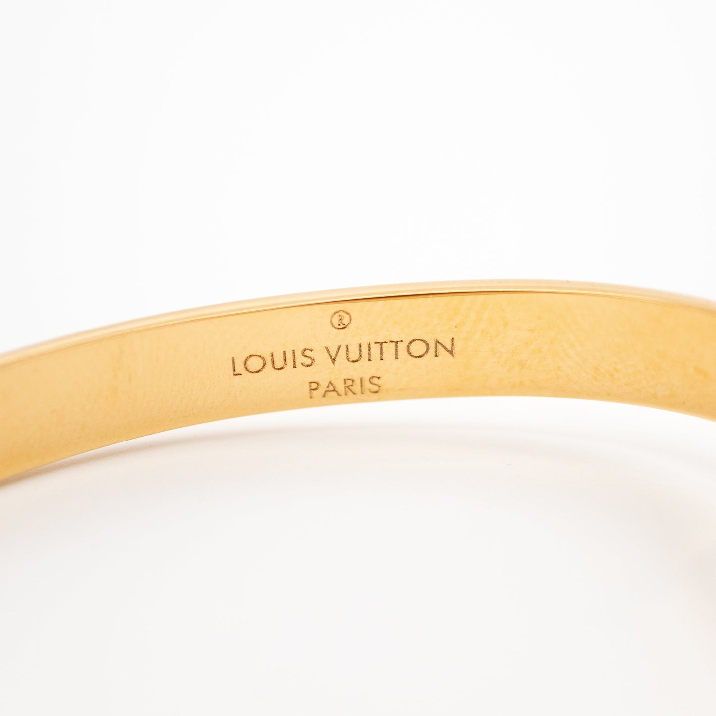 Louis-vuitton Nanogram Earrings Hoops Gold