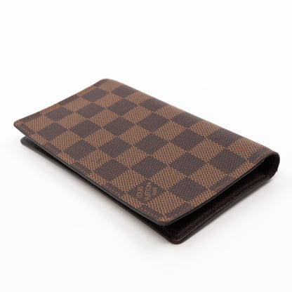 Louis-vuitton Pocket Agenda Cover Damier Ebene