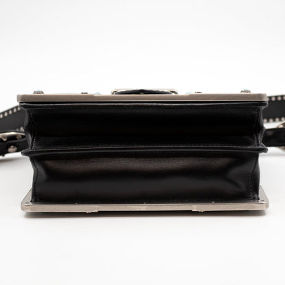 Cahier Studded Black Leather