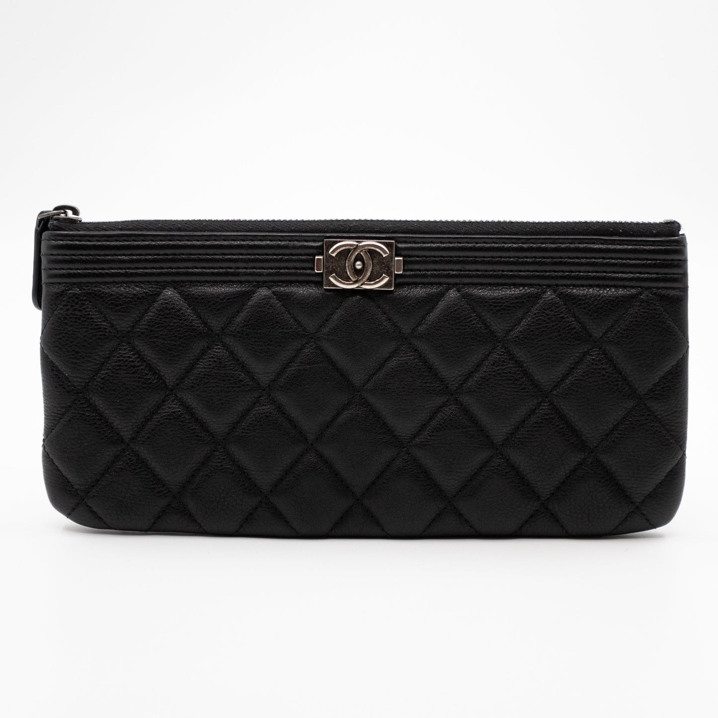 Boy O Case Long Black Leather