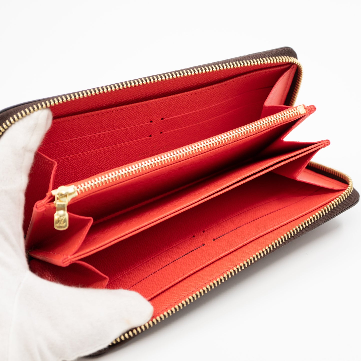 Louis-vuitton Zippy Wallet Damier Ebene Evasion Orange