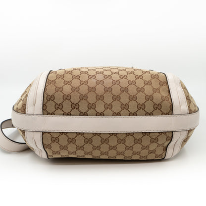 GG Running Hobo Bag White