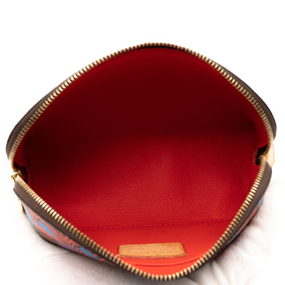 Louis-vuitton Cosmetic Pouch PM Monogram Jungle Dots