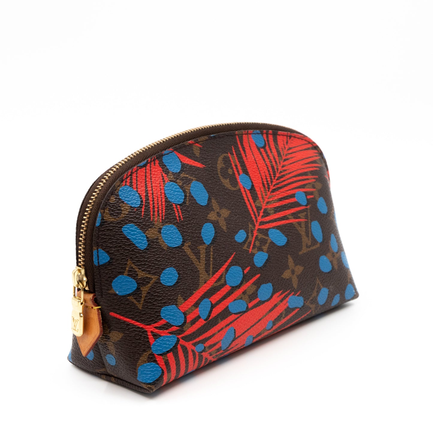 Louis-vuitton Cosmetic Pouch PM Monogram Jungle Dots