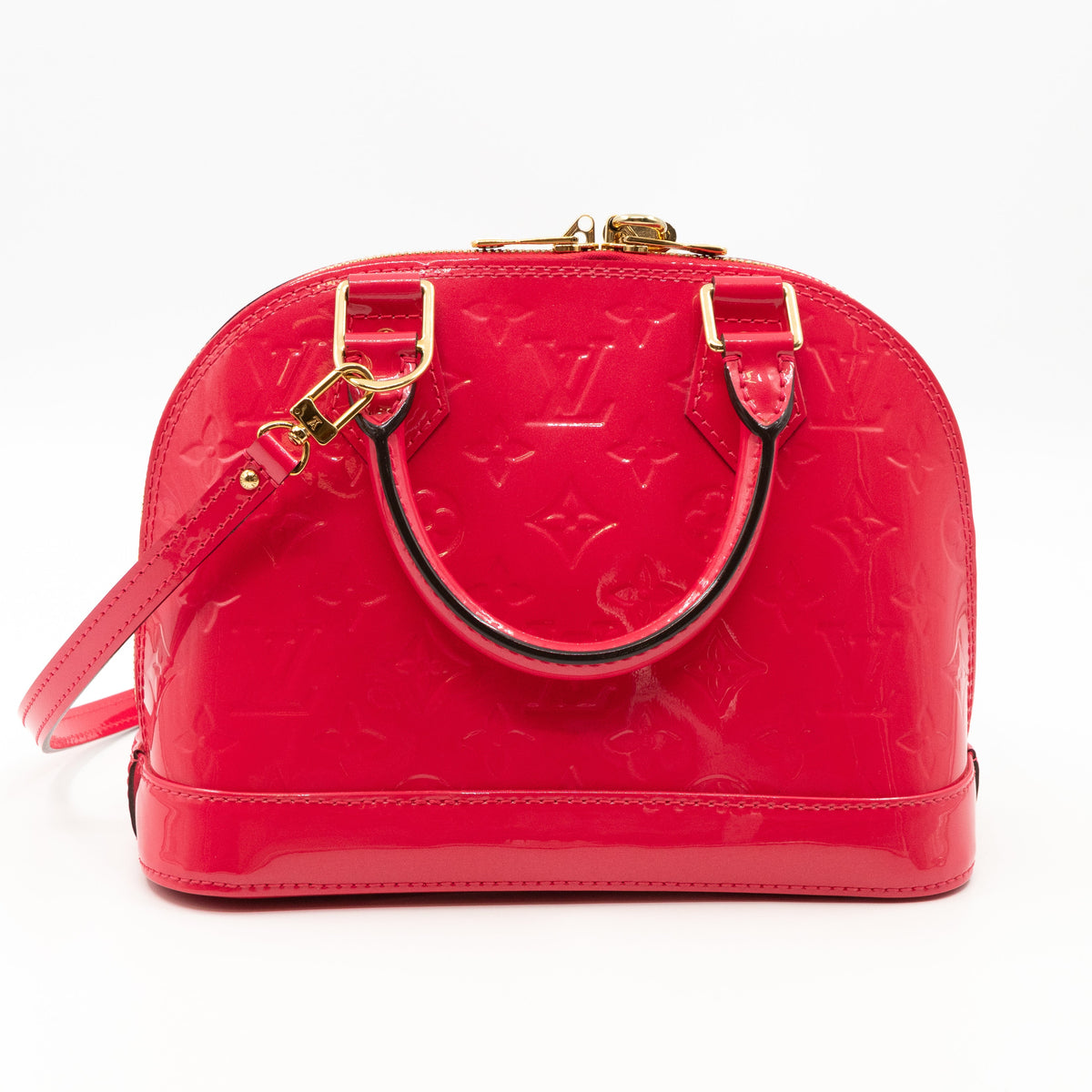 Louis-vuitton Alma BB Vernis Hot Pink